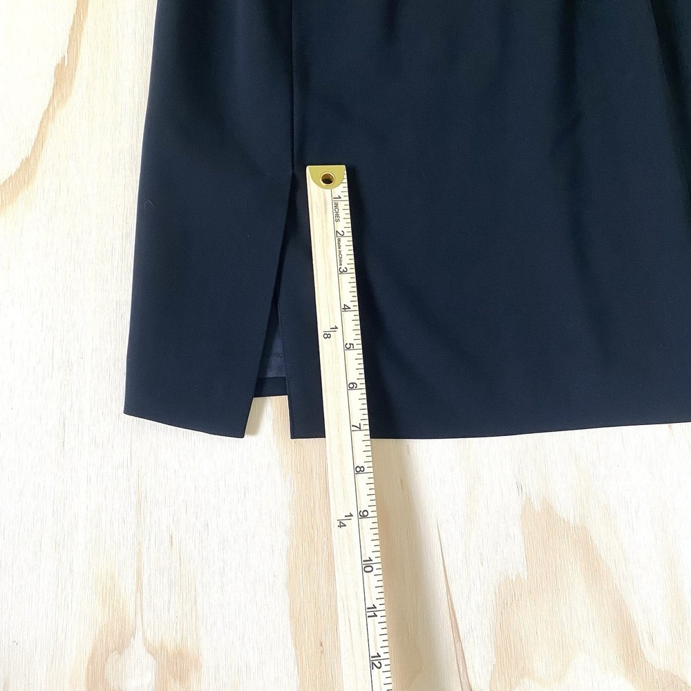 Ann Taylor Women's Size 8 Black Skirt Office Knee Length - Picture 3 of 7